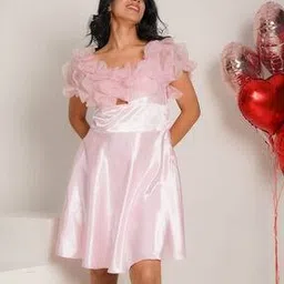 pearls & pastels Women Regular Fit & Flare Dress-picture-22