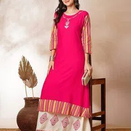 kiana house of fashion Women Striped Gown Dress with Slip-picture-39