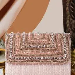 skimmer Women Embellished Stone-Studded Clutch-picture-38