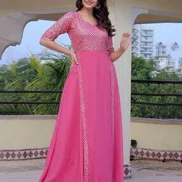 fashion basket Women Embroidered Anarkali Kurta Set-picture-32