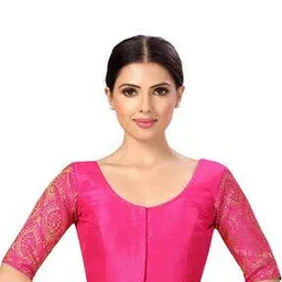 studio shringaar Round-Neck Front-Open Blouse-picture-36