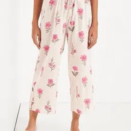 rangmanch by pantaloons Women Floral Print Pants with Elasticated Drawstring Waist-picture-37