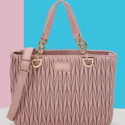 mochi Women Quilted Satchel Bag image 1