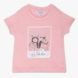 u.s. polo assn. Graphic Print Crew-Neck T-Shirt-picture-34