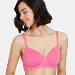 zivame Padded Non-Wired 3/4th Coverage T-Shirt Bra-picture-11
