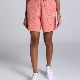 puma Floral All-Over Print Shorts with Drawstring Waist-picture-14