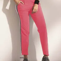 lyra Women Striped Straight Track Pants with Elasticated Waistband-picture-38