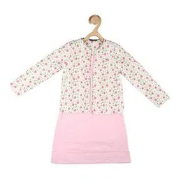 allen solly A-Line Dress with Floral Print Cardigan-picture-11