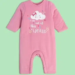 Infants Graphic Print Round-Neck Romper-image-2