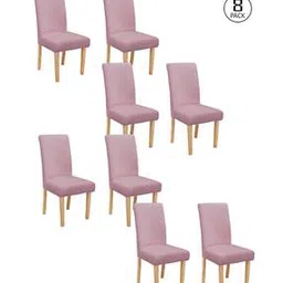 cortina eyelet curtain Set of 8 Chair Covers-picture-41