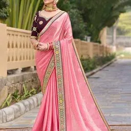 ri-wah Women Lace Design Zari Saree-picture-21