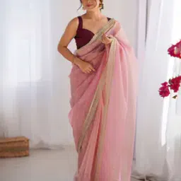 Women Design Gota Silk Embellished Saree-image-23