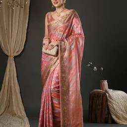 ri-wah Women Organza Traditional Saree -picture-51