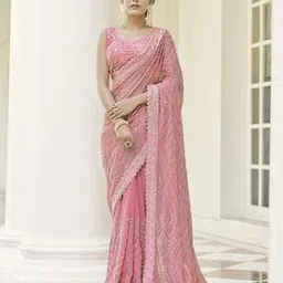 fusionic Embellished Saree with Scalloped Border-picture-38