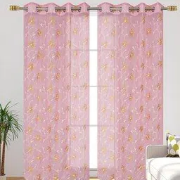 homefab india Floral Sheer Window Curtains-picture-46