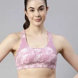enamor Printed Non-Wired Sports Bra-picture-12