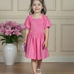 ed-a-mamma Girls Embroidered Fit & Flare Dress-picture-11