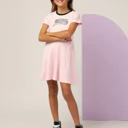 u.s. polo assn. Girls Typographic Fit And Flare Dress image 1