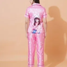 arv trends Women Satin Nightwear Set -picture-17