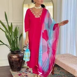 gosriki Women Floral Straight Kurta Set-picture-27