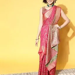 ri-wah Geometric Print Saree-picture-43