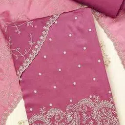 soch Women Embroidery Unstitched Dress Material-picture-27