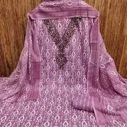 alakhdhani creation Women Ikat Print 3-Piece Dress Material-picture-34