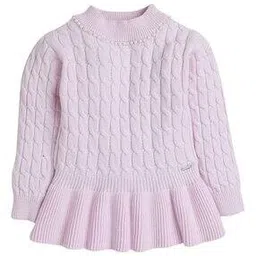 yellow apple Cabel-Knit Round-Neck Pullover-picture-51