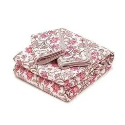 rrc Floral printed king size Bedcover with pillow cover-picture-29