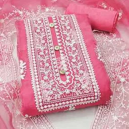 svaraa Women Embroidered Unstitched Dress Material-picture-47