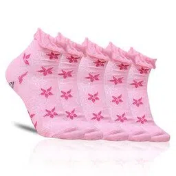 dollar Women Pack of 5 Knitted Ankle-Length Socks-picture-43