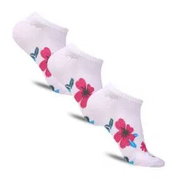dollar Women Pack of 3 Floral Pattern Socks-picture-11