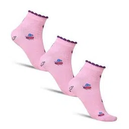 dollar Women Pack of 3 Knitted Ankle-Length Socks-picture-40