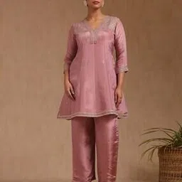 soch Women Embroidered A-Line Kurta Set-picture-18