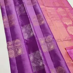 bermondsey Paisley Woven Banarasi Saree with Contrast Pallu-picture-14