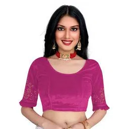 pu fashion Women Embellished Blouse-picture-34