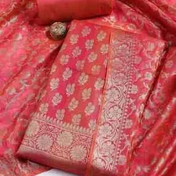 mbz.in by meena bazaar Women 3-Piece Unstitched Dress Material-picture-19