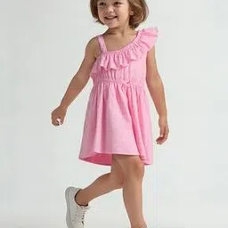 max Girls Round-Neck A-Line Dress-picture-48