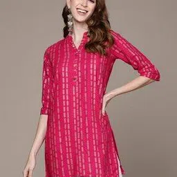 anubhutee Geometric Print Straight Tunic-picture-25