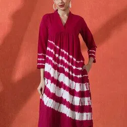 nyrika Women Textured Dyed A-Line Pure Cotton Kurta-picture-49