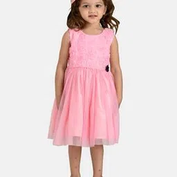 peppermint Floral Embellished Fit & Flare Dress-picture-44