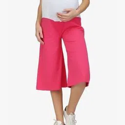 preggear Women Flared Maternity Capris-picture-53