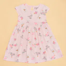 pantaloons junior Girls Round-Neck A-Line Dress-picture-49