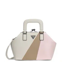 lavie signature  Women Logo Embellished Colourblock Satchel Bag image 1