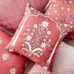 home centre  Embroidered Cushion Cover - 15.74" x 15.74"-picture-50