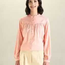 u.s. polo assn. Women Relaxed Fit Shirt with Band Collar-picture-33