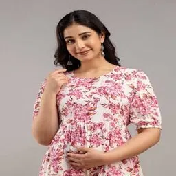 biffy Women Printed Round-Neck Fit & Flare Dress-picture-40