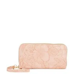 globus Women Vegan Leather Floral Print Wallet with Zip Coin Pocket-picture-41