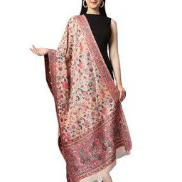 swi stylish Kashmiri Kani Woven Silk Stole-picture-21