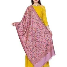 vh Women Floral Woven Stole with Fringes-picture-17